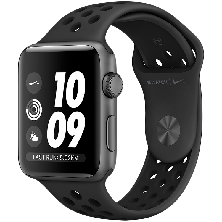 Apple Watch Series 3 Nike+ GPS, 42мм, Серый космос, Спортивный ремешок Nike цвета «антрацитовый/чёрный» (MTF42GK/A)
Apple Watch Series 3 Nike+ GPS, 42мм, Серый космос, Спортивный ремешок Nike цвета «антрацитовый/чёрный» (MTF42GK/A)