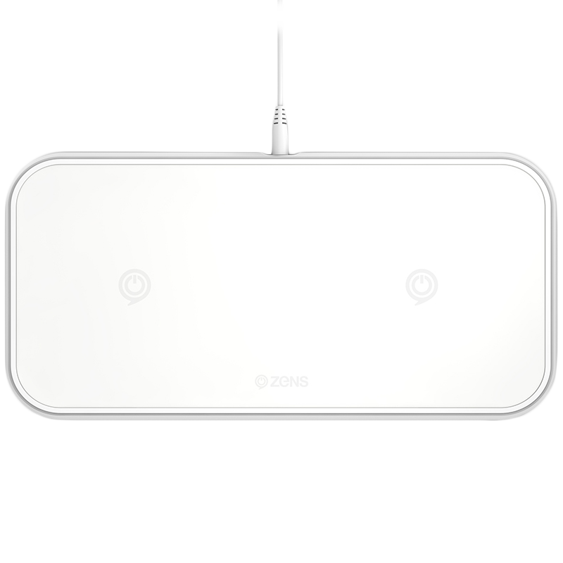 Беспроводное зарядное устройство ZENS Dual Aluminium Wireless Charger, 10 Вт, Белый (ZEDC04W/00)
Беспроводное зарядное устройство ZENS Dual Aluminium Wireless Charger, 10 Вт, Белый (ZEDC04W/00)