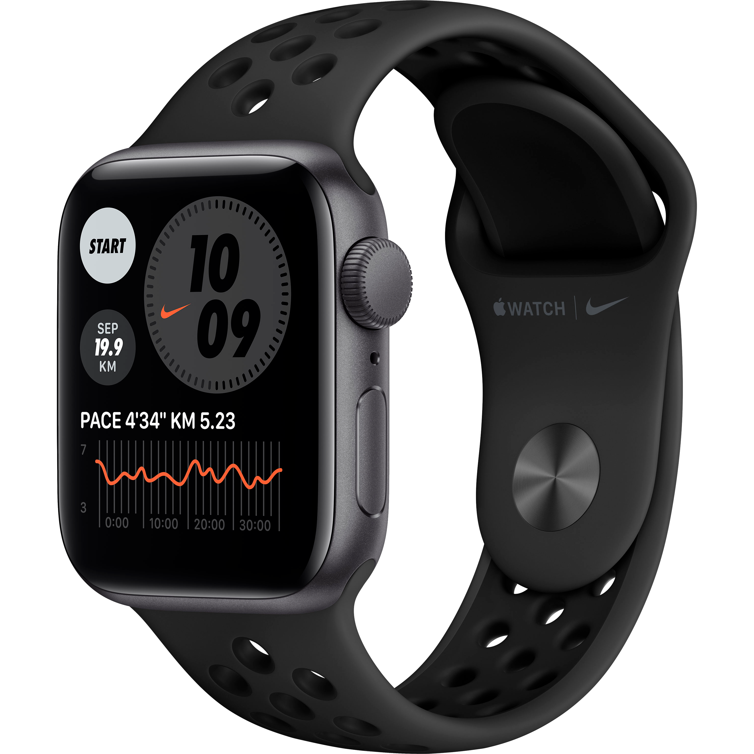 Apple Watch Nike SE GPS, 40мм, Серый космос, Спортивный ремешок Nike цвета «антрацитовый/чёрный» (MYYF2UL/A)
Apple Watch Nike SE GPS, 40мм, Серый космос, Спортивный ремешок Nike цвета «антрацитовый/чёрный» (MYYF2UL/A)