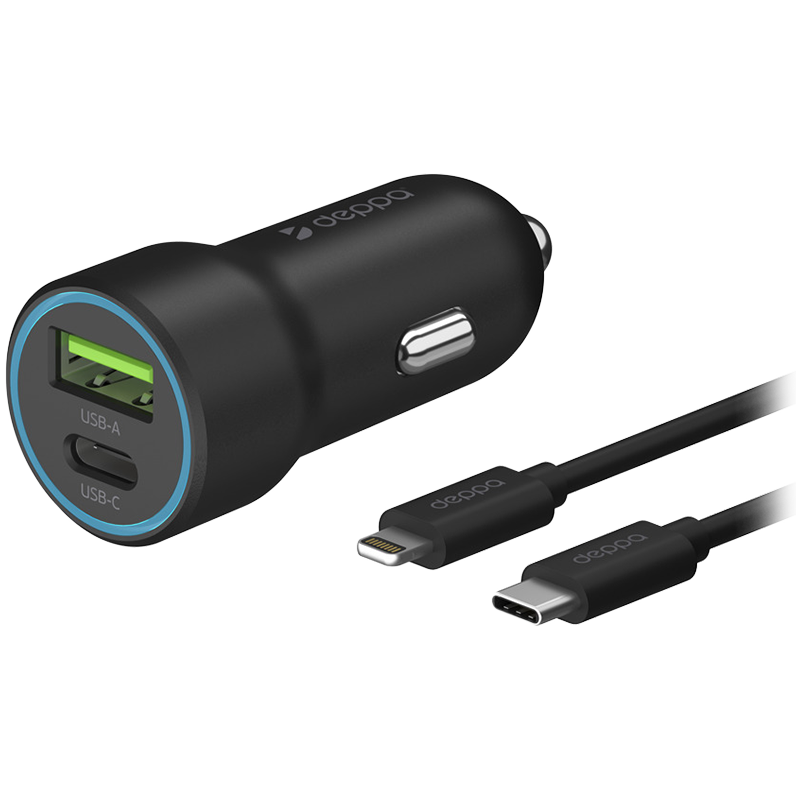 Автомобильный адаптер DEPPA 2*USB/USB-C USB 3.0 (Тип A), USB Тип C, 20 Вт (11297)
Автомобильный адаптер DEPPA 2*USB/USB-C USB 3.0 (Тип A), USB Тип C, 20 Вт (11297)
