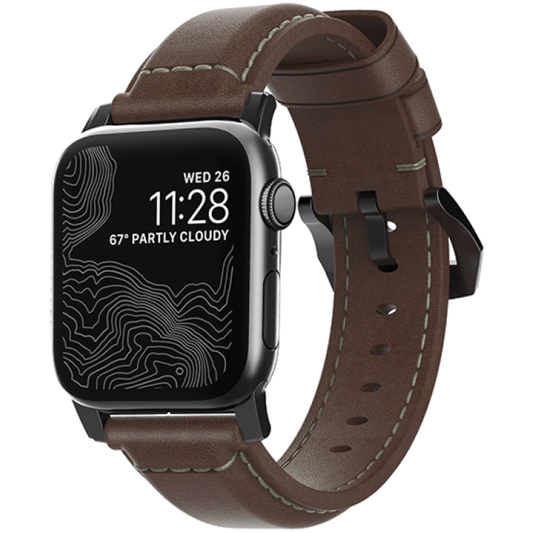 Ремешок Nomad Traditional Strap для Apple Watch 44mm/42mm. Материал кожа натуральная. Цвет ремешок темно-коричневый, застежка черный. (NM1A4RBT00)
Ремешок Nomad Traditional Strap для Apple Watch 44mm/42mm. Материал кожа натуральная. Цвет ремешок темно-коричневый, застежка черный. (NM1A4RBT00)