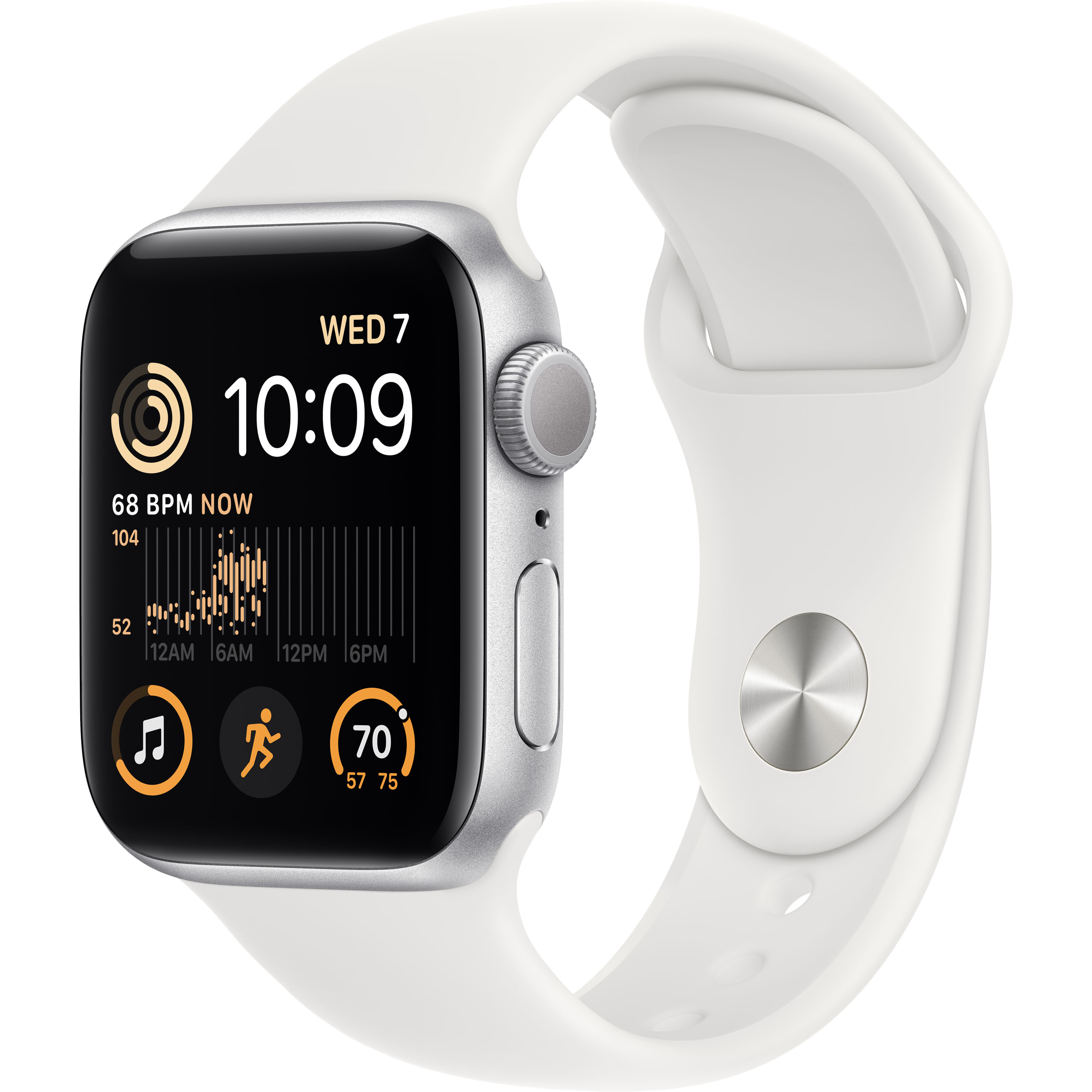 Apple Watch SE GPS Gen.2, 40мм, Серебристый, Спортивный ремешок белого цвета (MNJV3GK/A)
Apple Watch SE GPS Gen.2, 40мм, Серебристый, Спортивный ремешок белого цвета (MNJV3GK/A)