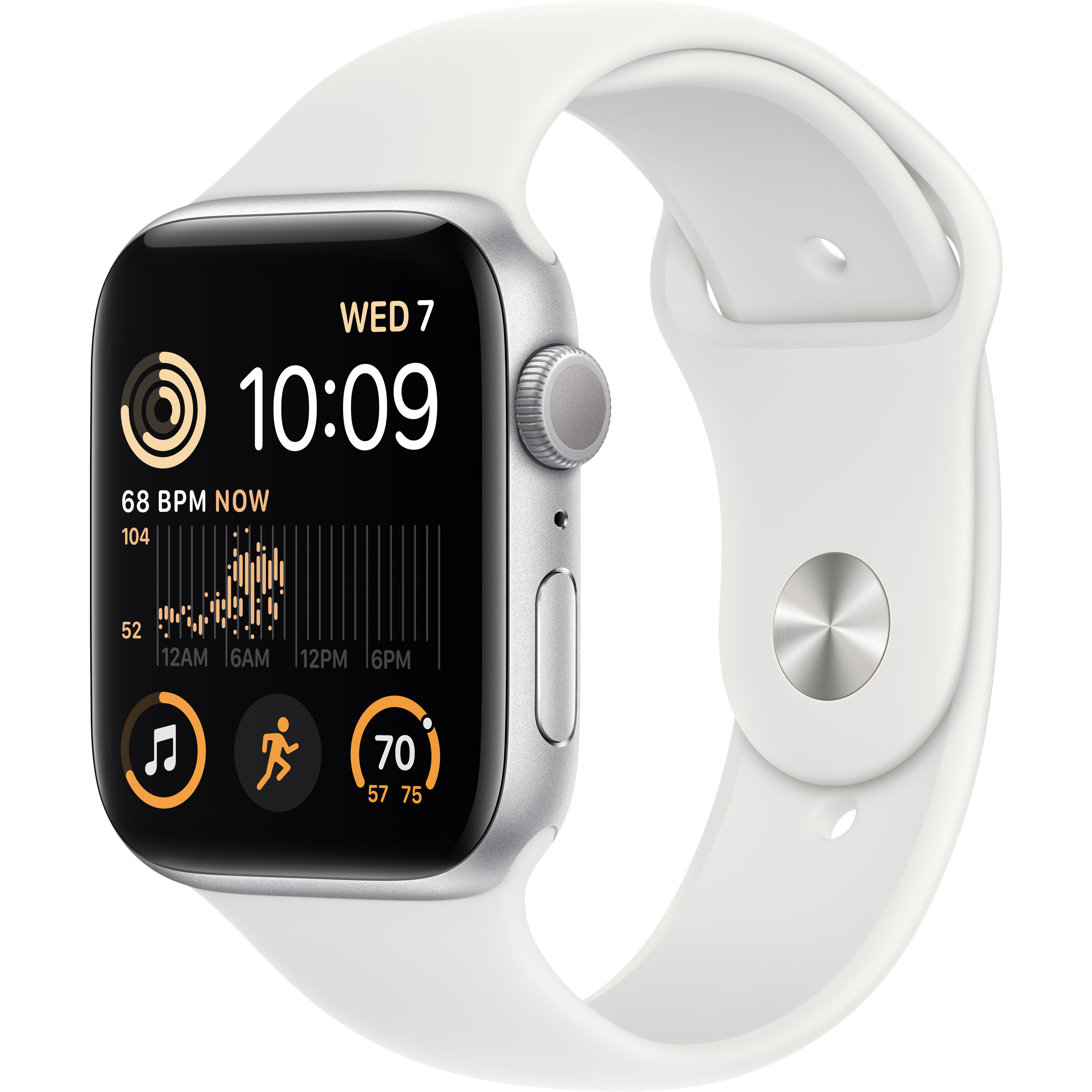 Apple Watch SE GPS Gen.2, 44мм, Серебристый, Спортивный ремешок белого цвета (MNK23RB/A)
Apple Watch SE GPS Gen.2, 44мм, Серебристый, Спортивный ремешок белого цвета (MNK23RB/A)