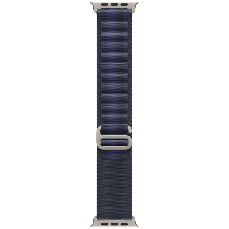 Ремешок APPLE 49мм Alpine Loop - Natural Titanium Finish Alpine Loop - Natural Titanium Finish Тёмно-синий для Apple Watch 44/45/46/49 mm (MXMX3ZM/A)
Ремешок APPLE 49мм Alpine Loop - Natural Titanium Finish Alpine Loop - Natural Titanium Finish Тёмно-синий для Apple Watch 44/45/46/49 mm (MXMX3ZM/A)