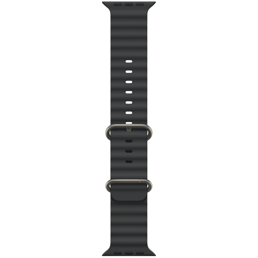 Ремешок APPLE 49мм Ocean Band - Natural Titanium Finish Ocean Band - Natural Titanium Finish Чёрный для Apple Watch 44/45/46/49 mm (MXTL3ZM/A)
Ремешок APPLE 49мм Ocean Band - Natural Titanium Finish Ocean Band - Natural Titanium Finish Чёрный для Apple Watch 44/45/46/49 mm (MXTL3ZM/A)