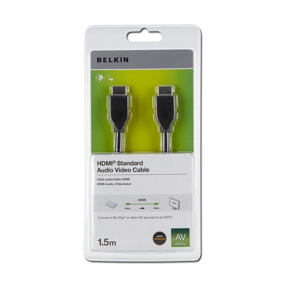 

BELKIN Кабель HDMI (F3Y017R1.5MBLK)