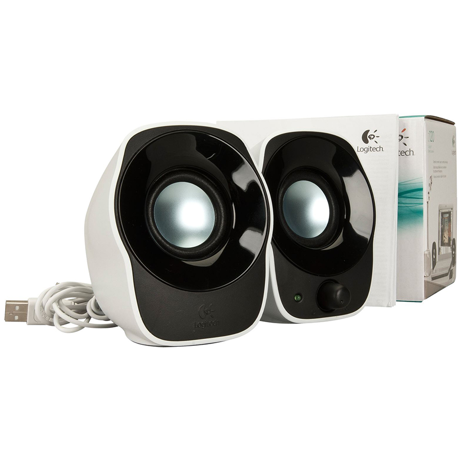

Колонки LOGITECH S00179 Чёрный/Белый (980-000513)