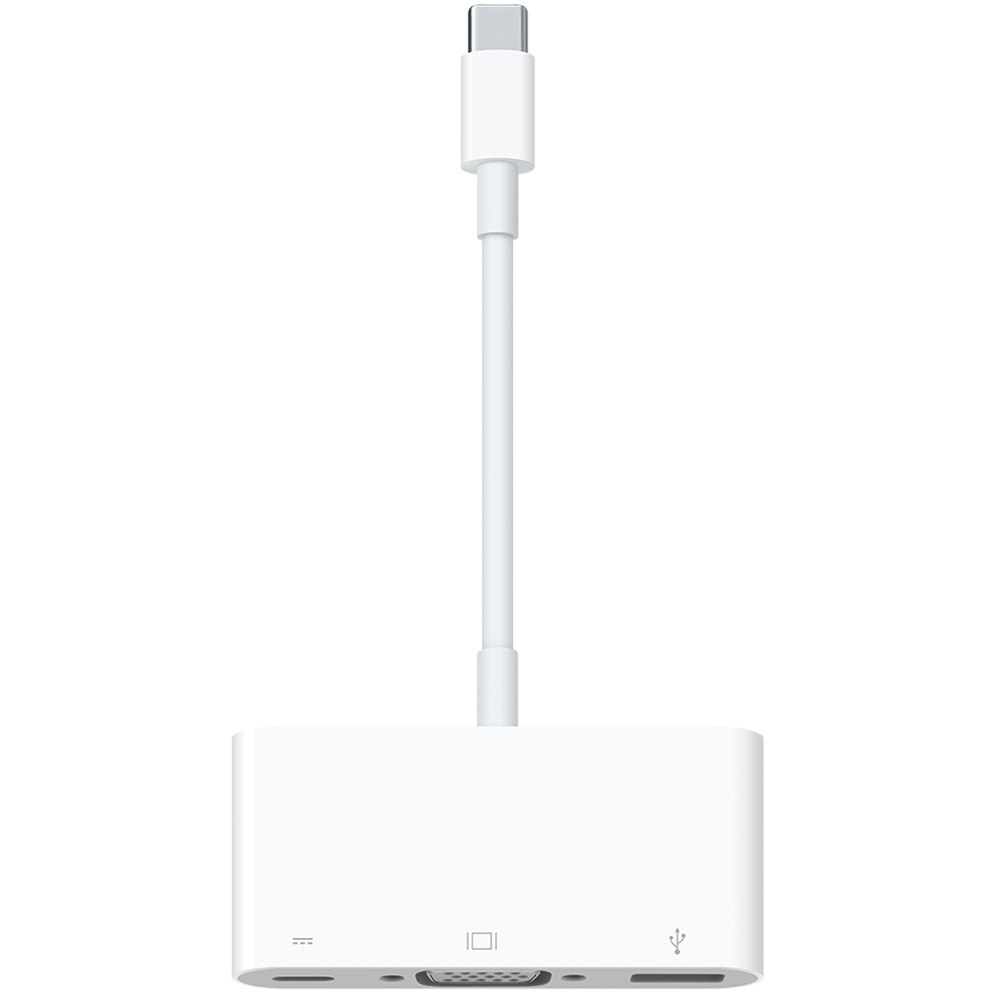 

Многопортовый адаптер APPLE USB-C/VGA (MJ1L2ZM/A)