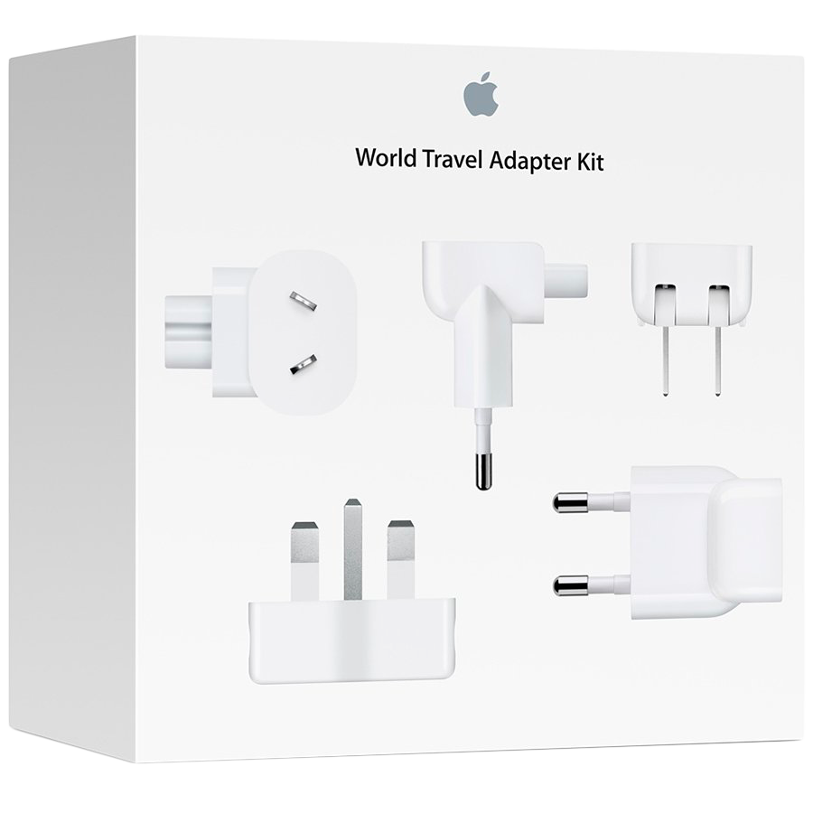 

Комплект адаптеров APPLE World Travel Adapter Kit (MD837ZM/A)