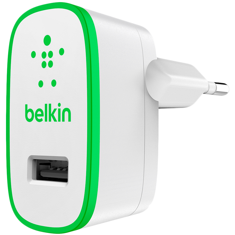 

Адаптер питания BELKIN BOOST UP USB Тип A, 12 Вт (F8J040VFWHT)