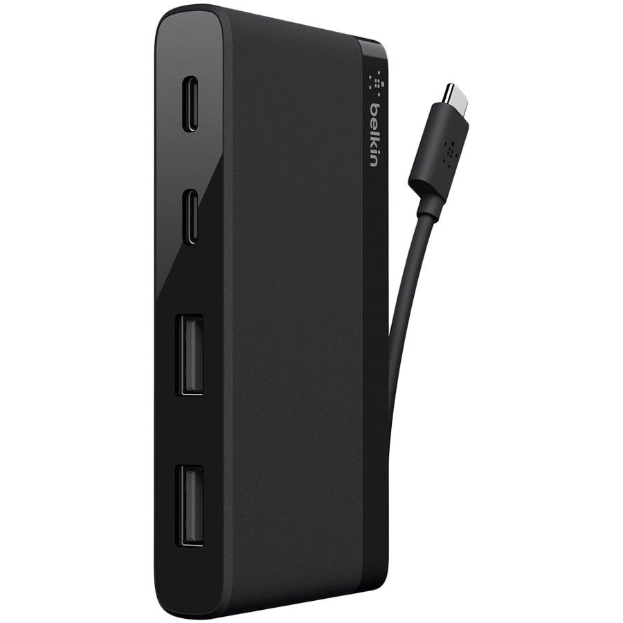 

USB-хаб BELKIN USB-C 4-Port Mini (F4U090BTBLK)