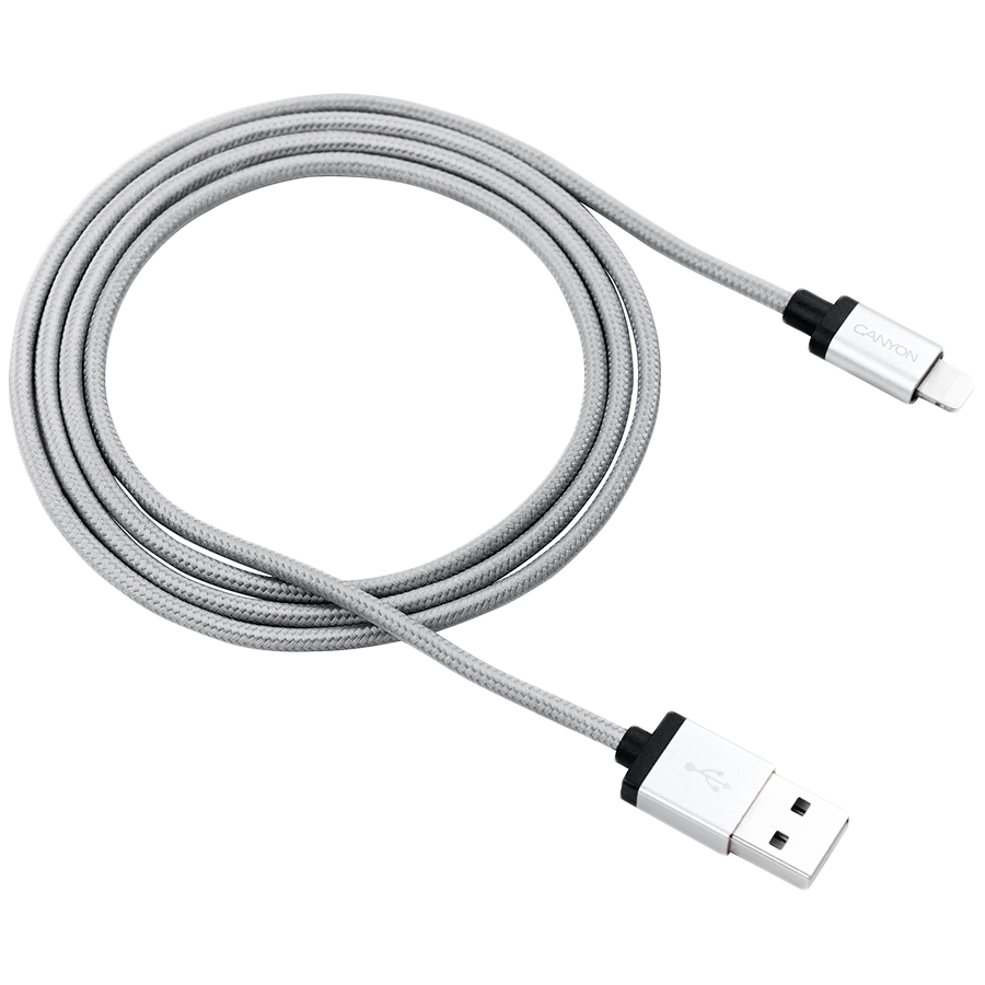 

CANYON Кабель-переходник с USB на Lightning (CNS-MFIC3DG)