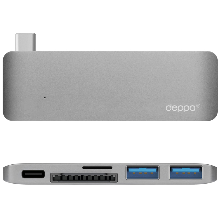 

DEPPA USB-C адаптер для MacBook, 5в1 (72217)