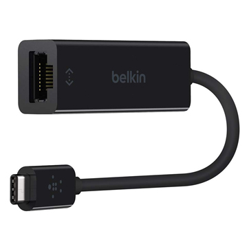 

Адаптер BELKIN с USB-C на Gigabit Ethernet (F2CU040BTBLK)