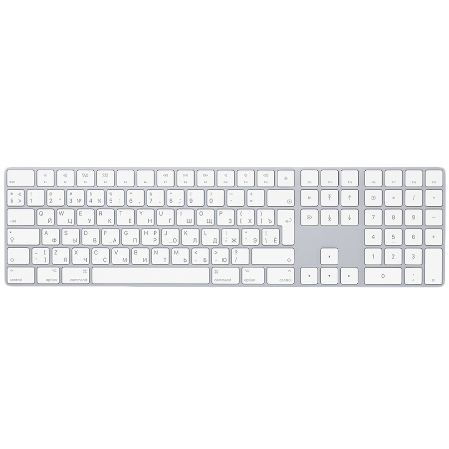 

APPLE Magic Keyboard с цифровой панелью (рус) (MQ052RS/A)