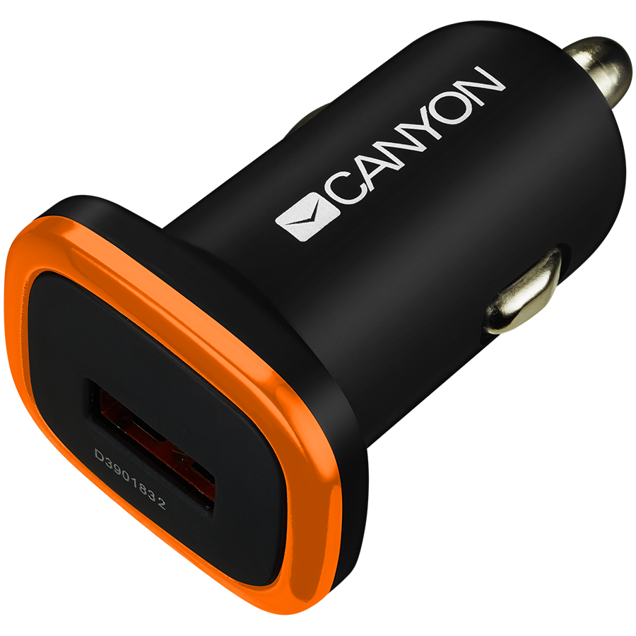 

Автомобильный адаптер CANYON USB Тип A (CNE-CCA01B)