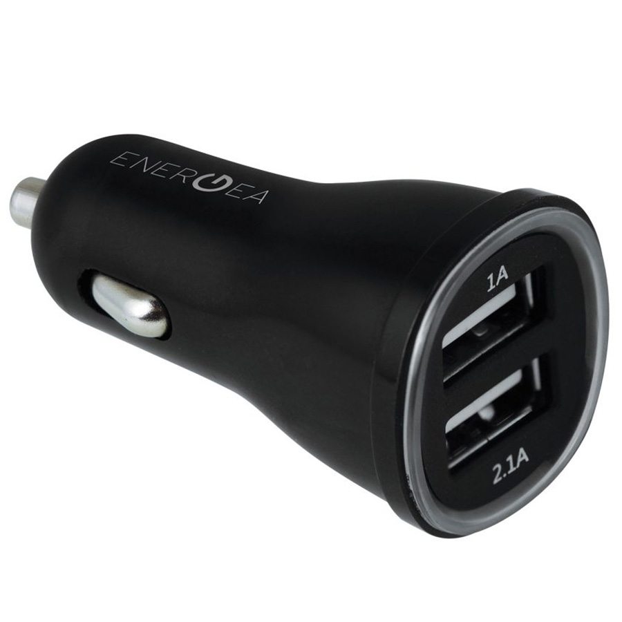

ENERGEA Автомобильное зарядное устройство Compact Drive 2 USB 3.1A (CAR-CD-BLK)