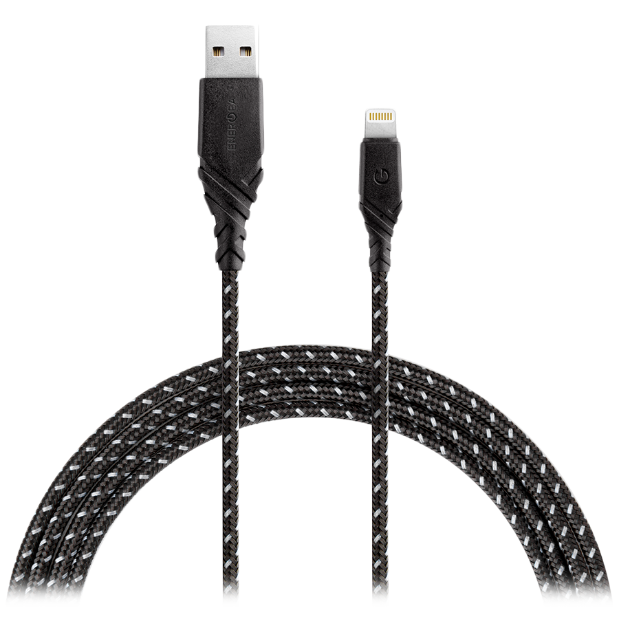 

ENERGEA Кабель-переходник с USB на Lightning NyloGlitz (CBL-NG-BLK150)