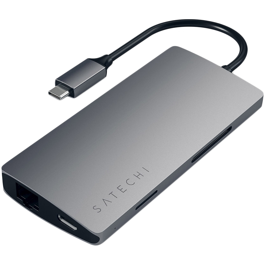 

Многопортовый адаптер SATECHI V2 USB-C 4K с Ethernet (ST-TCMA2M)