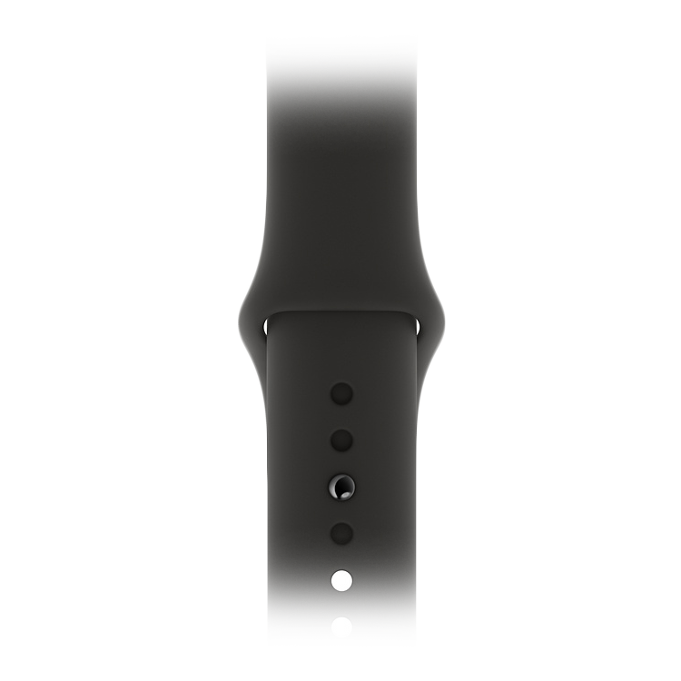 

Ремешок APPLE 40мм Sport Band - S/M & M/L Чёрный (MTP62ZM/A)