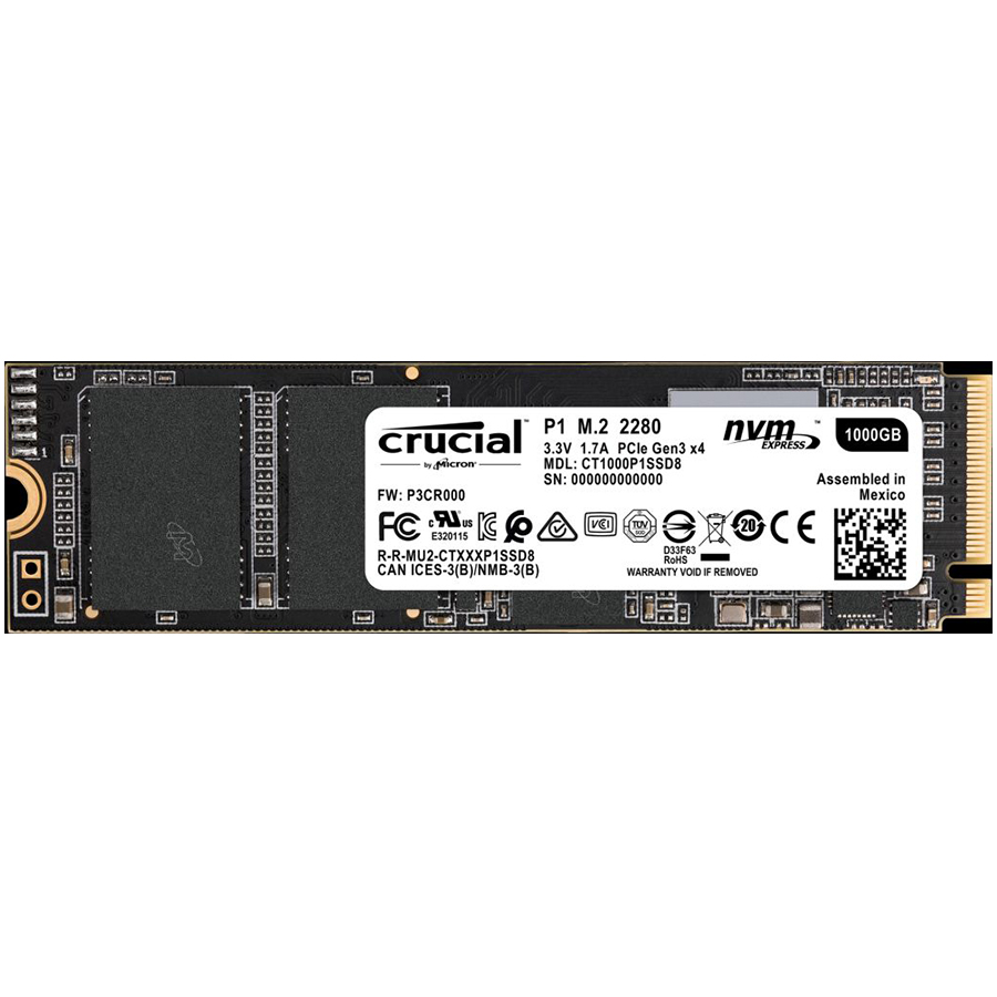 

Твердотельный накопитель CRUCIAL P1 (CT1000P1SSD8)