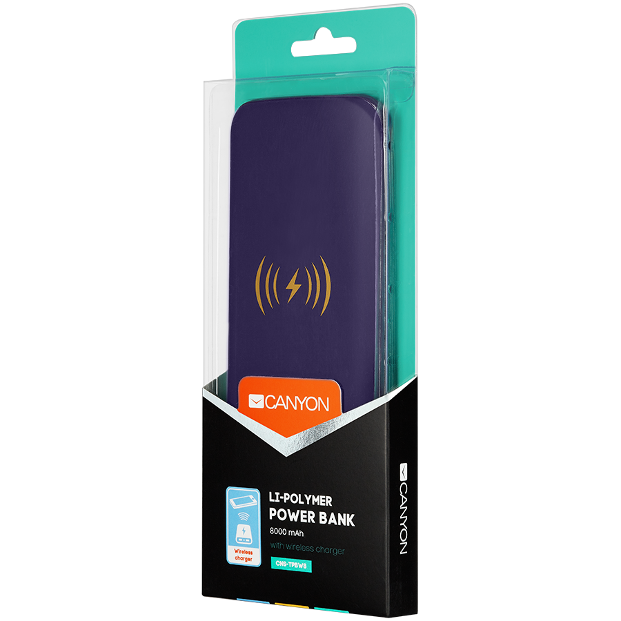 

Портативное зарядное устройство CANYON CNS-TPBW8