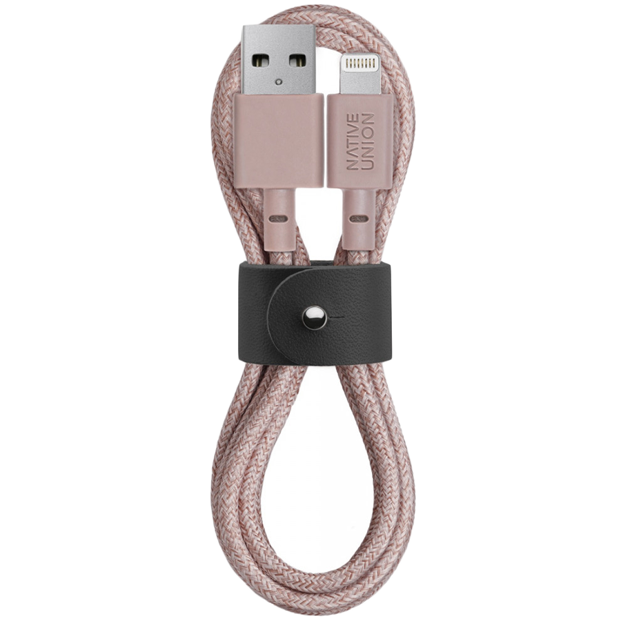 

NATIVE UNION Кабель-переходник с USB на Lightning BELT 1.2 (BELT-KV-L-ROSE-2)