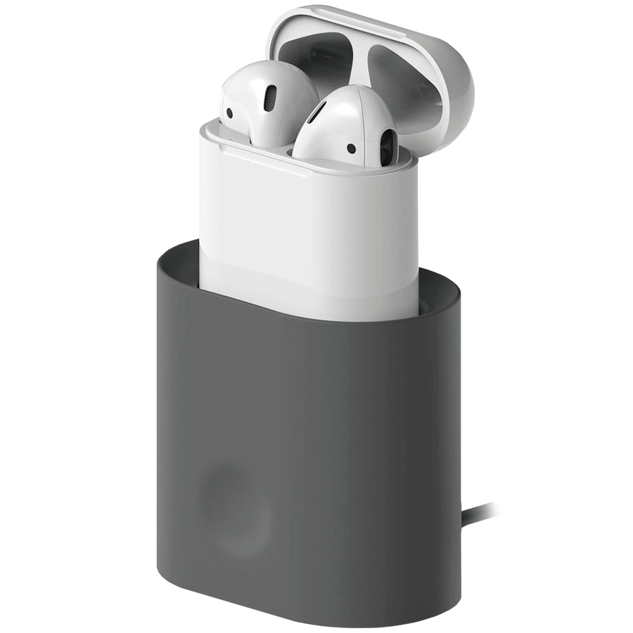 

Док-станция ELAGO Charging Station для AirPods, Серый (EST-AP-DGY)