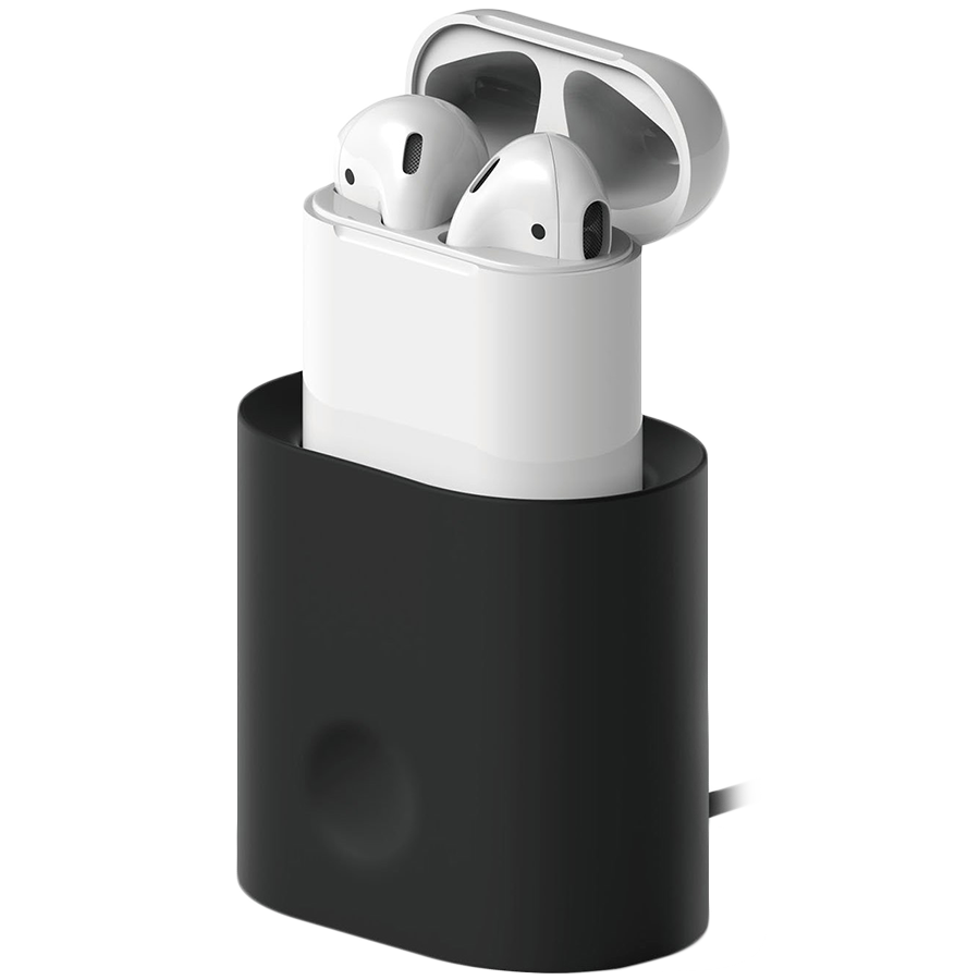 

Док-станция ELAGO Charging Station для AirPods, Чёрный (EST-AP-BK)