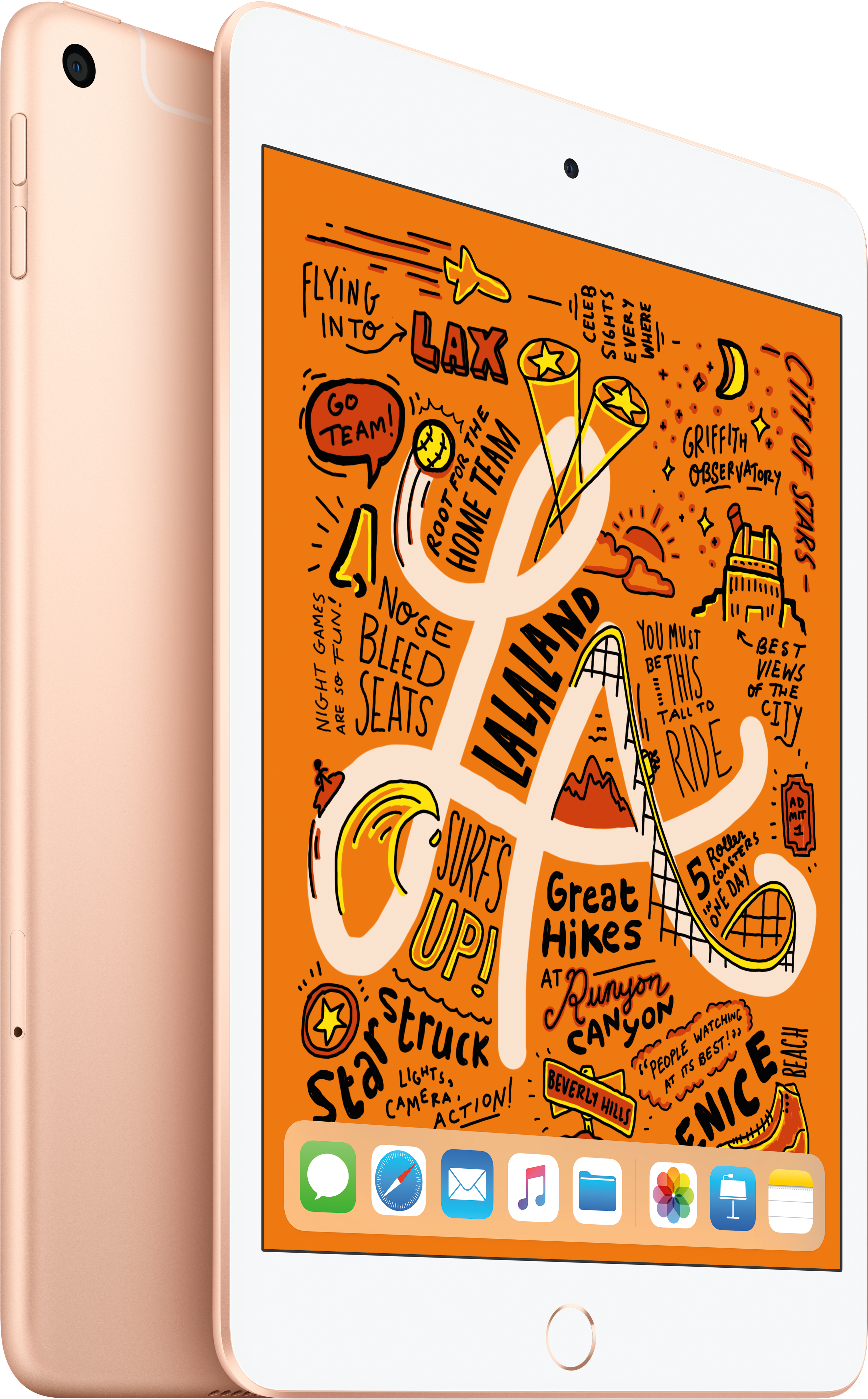

iPad mini 5, 64 ГБ, Wi-Fi+4G, Золотой