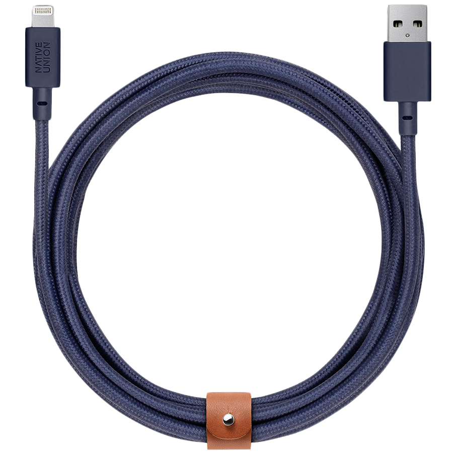 

NATIVE UNION Кабель-переходник с USB на Lightning BELT 3 L (BELT-L-MAR-3)