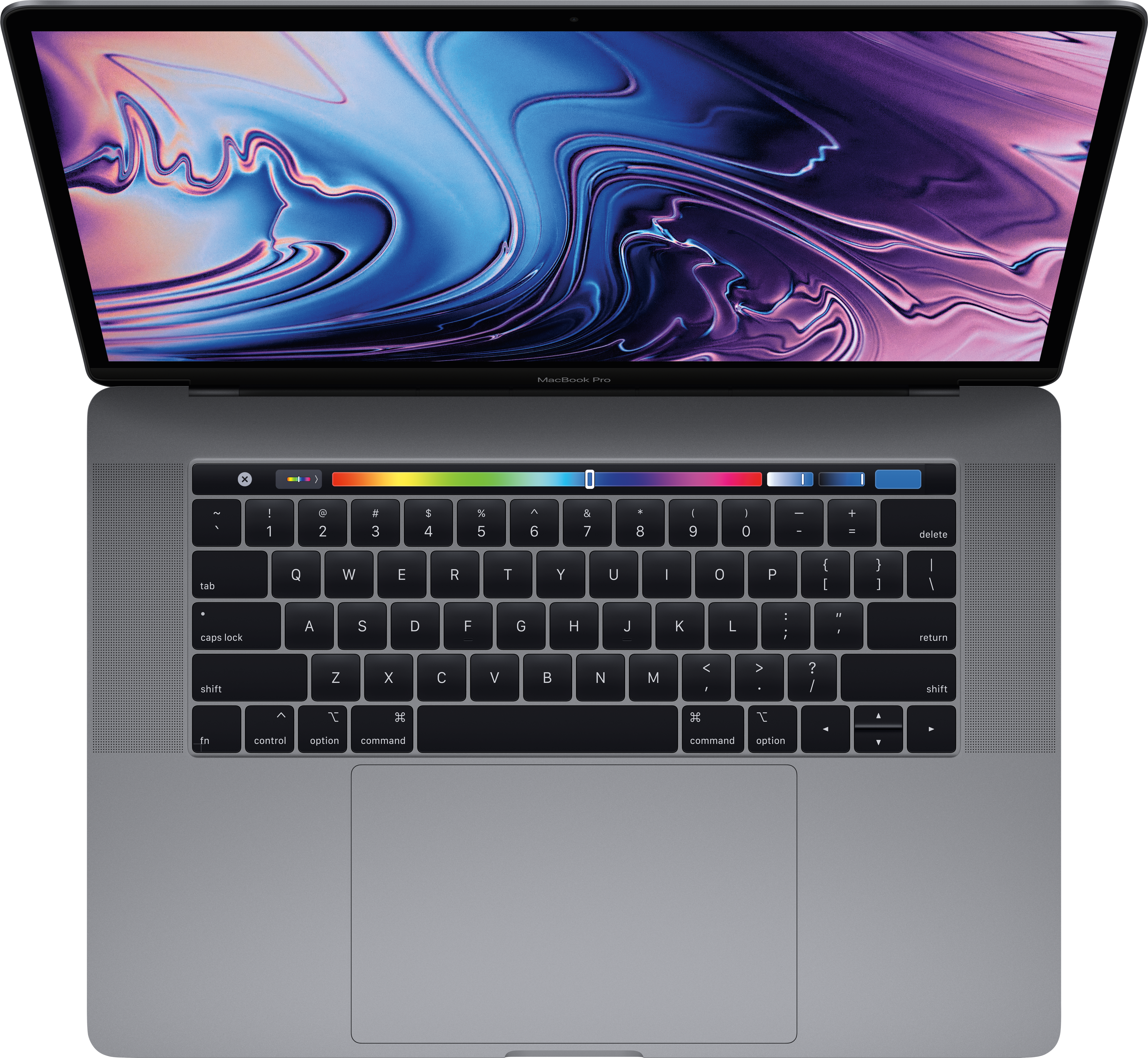 

MacBook Pro 15" с Touch Bar, 16 ГБ, 512 ГБ, Intel Core i9, Серый космос (MV912UA/A)