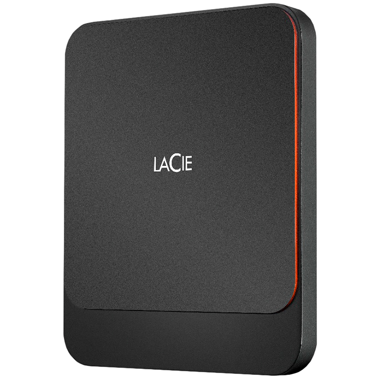 

500 ГБ Внешний SSD LaCie Portable, Type-C, черный (STHK500800)