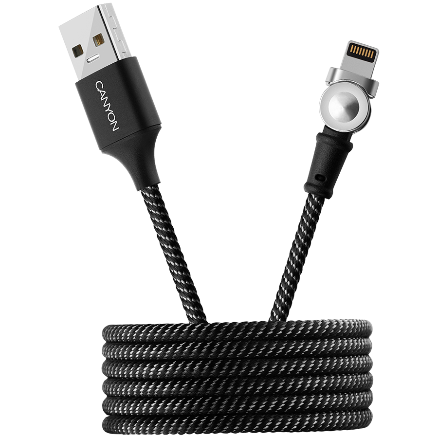 

CANYON Кабель-переходник с Lightning на USB 2.0 (CNS-CFI8B)