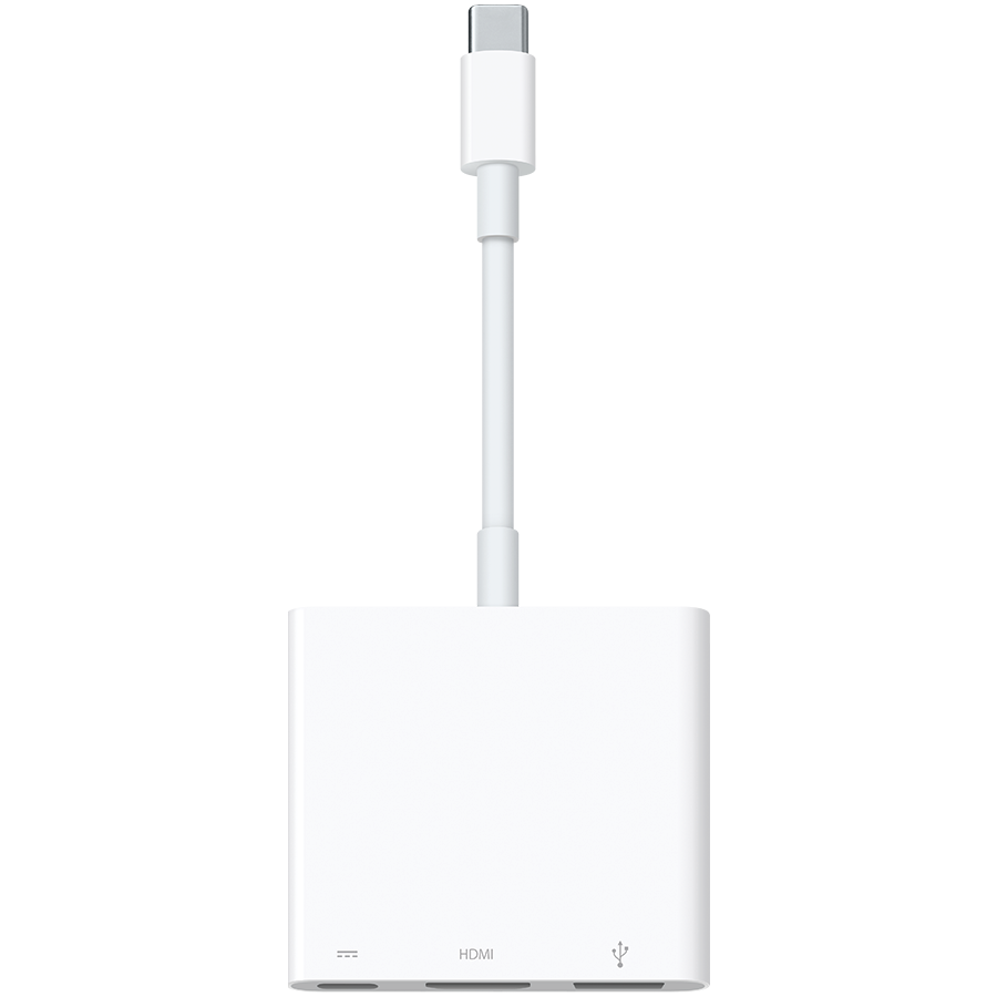 

APPLE Цифровой мультипортовый адаптер USB-C (MUF82ZM/A)