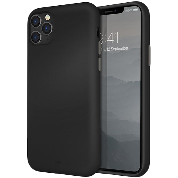 

Чехол UNIQ Lino Hue для iPhone 11 Pro Max (IP6.5HYB(2019)-LINOHBLK)