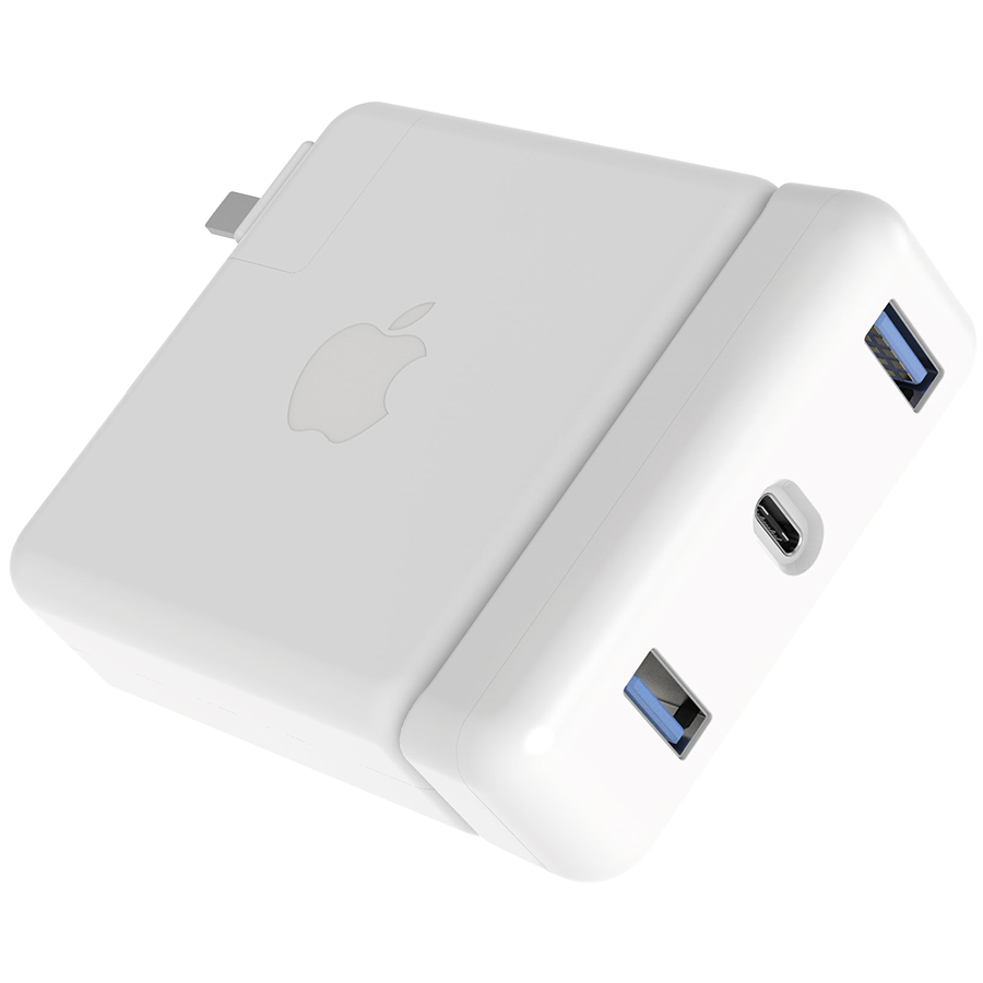 

Переходник HyperDrive USB-C Hub для адаптера питания Apple 61W USB-C (HDH05)