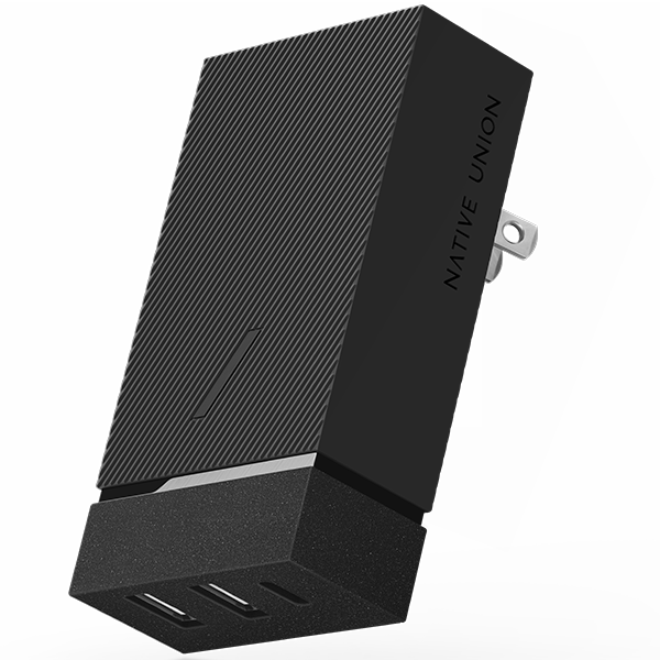 

Адаптер переменного тока NATIVE UNION 3*USB/USB-C, 45 Вт (SMH-PD-GRY-INT)