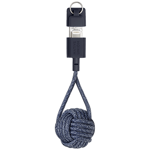 

NATIVE UNION Кабель-переходник с USB на Lightning, Индиго, 0.152м (KEY-KV-L-IND)