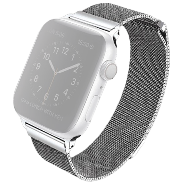 

Ремешок UNIQ Dante Strap Steel для Apple Watch 44мм Серебристый (44MM-DANSIL)