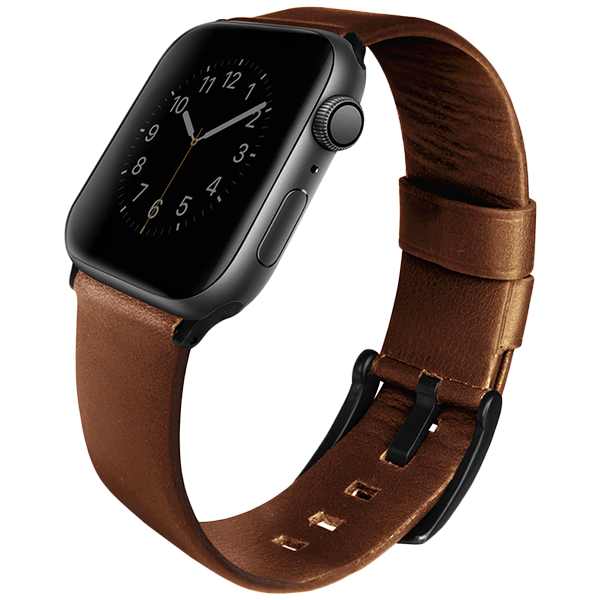 

Ремешок UNIQ Mondain Strap Leather для Apple Watch 44 mm Коричневый (44MM-MONBWN)