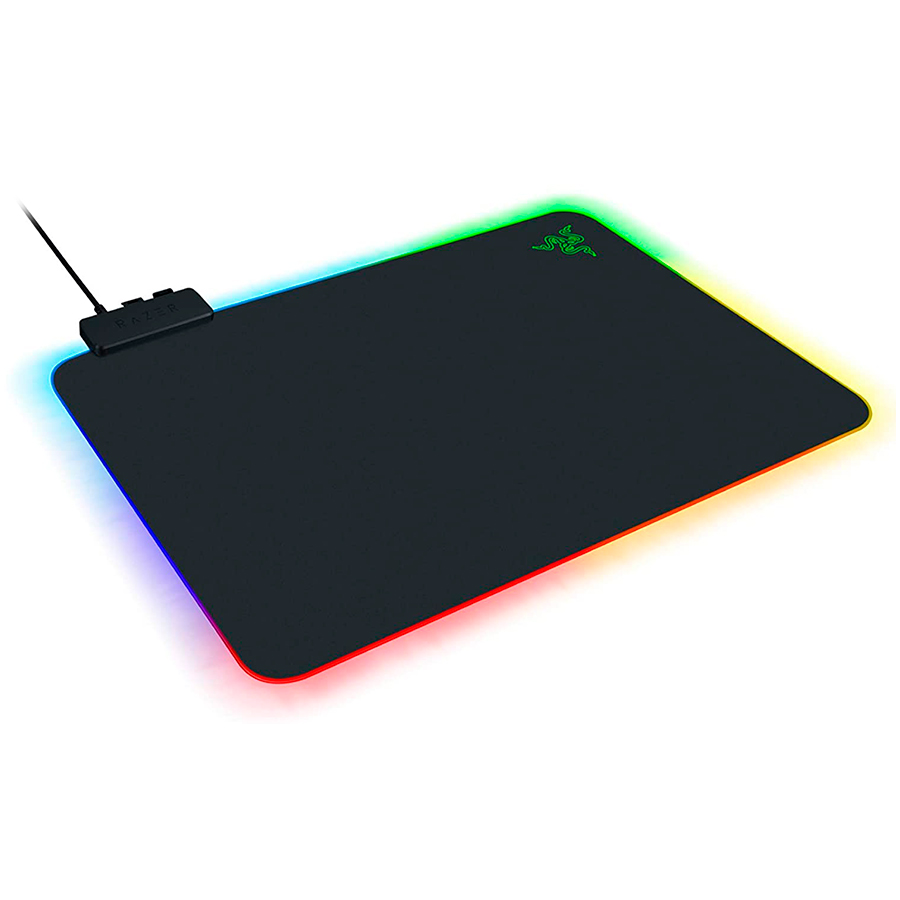 

RAZER Firefly V2, Razer Chroma customizable RGB lighting, Micro-textured surface, Built-in cable catch, All-round edge lighting, 19 lighting zones, Braided USB cable, Чёрный (RZ02-03020100-R3M1)