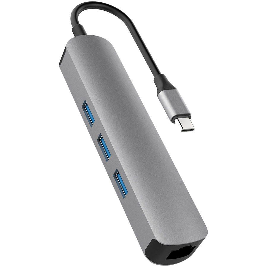 

Док-станция HYPER USB Тип C (HD233B-GRAY)