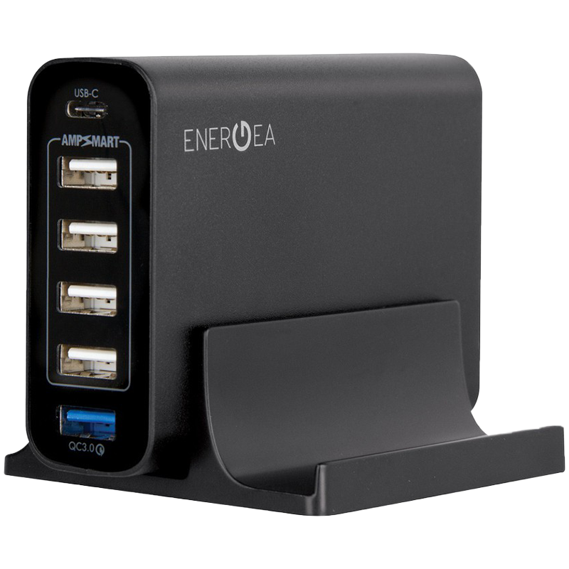 

Зарядная станция ENERGEA 6*USB/USB-C USB 3.0 (Тип A), USB Тип C, 4*4-пин USB (Тип A), 60 Вт (EC-PH6CP-60W-EU)