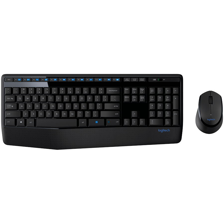 

Клавиатура + Мышка беспроводные USB/BT Logitech MK345, Black (920-008534)