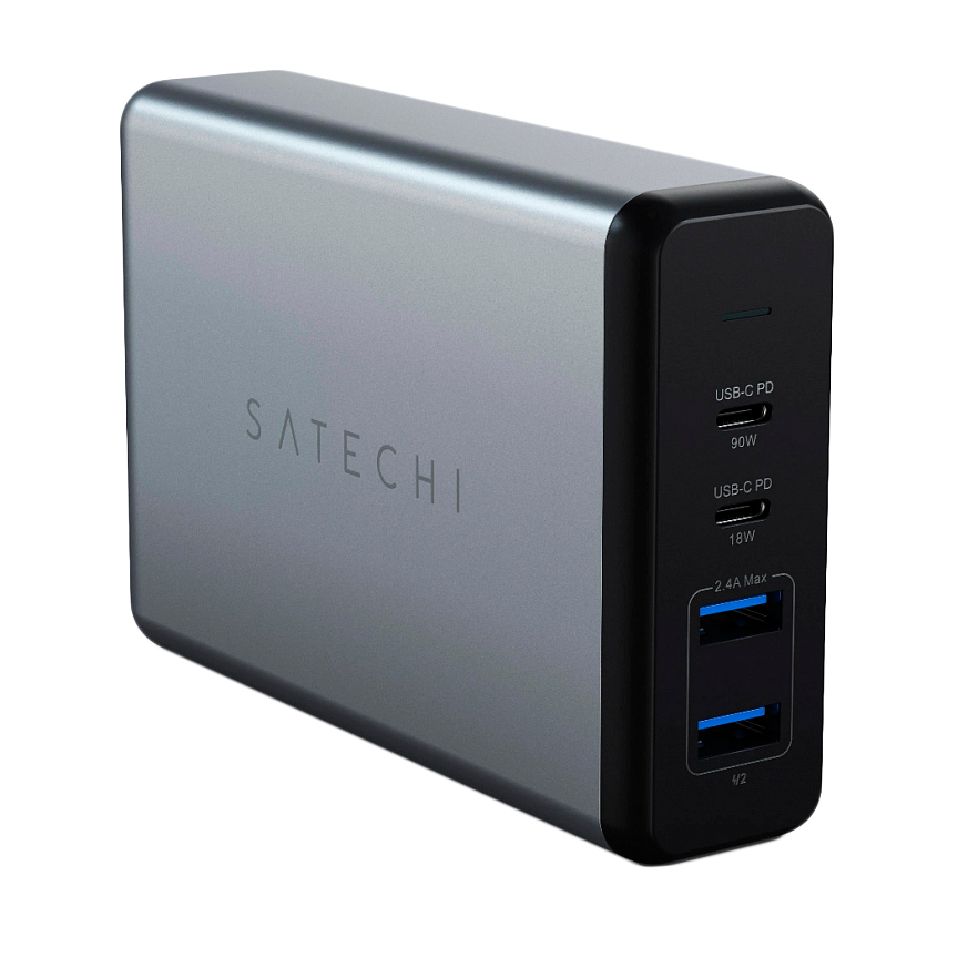 

Адаптер питания SATECHI 4*USB/USB-C 2*USB Тип A, 2*USB Тип C, 108 Вт (ST-TC108WM)
