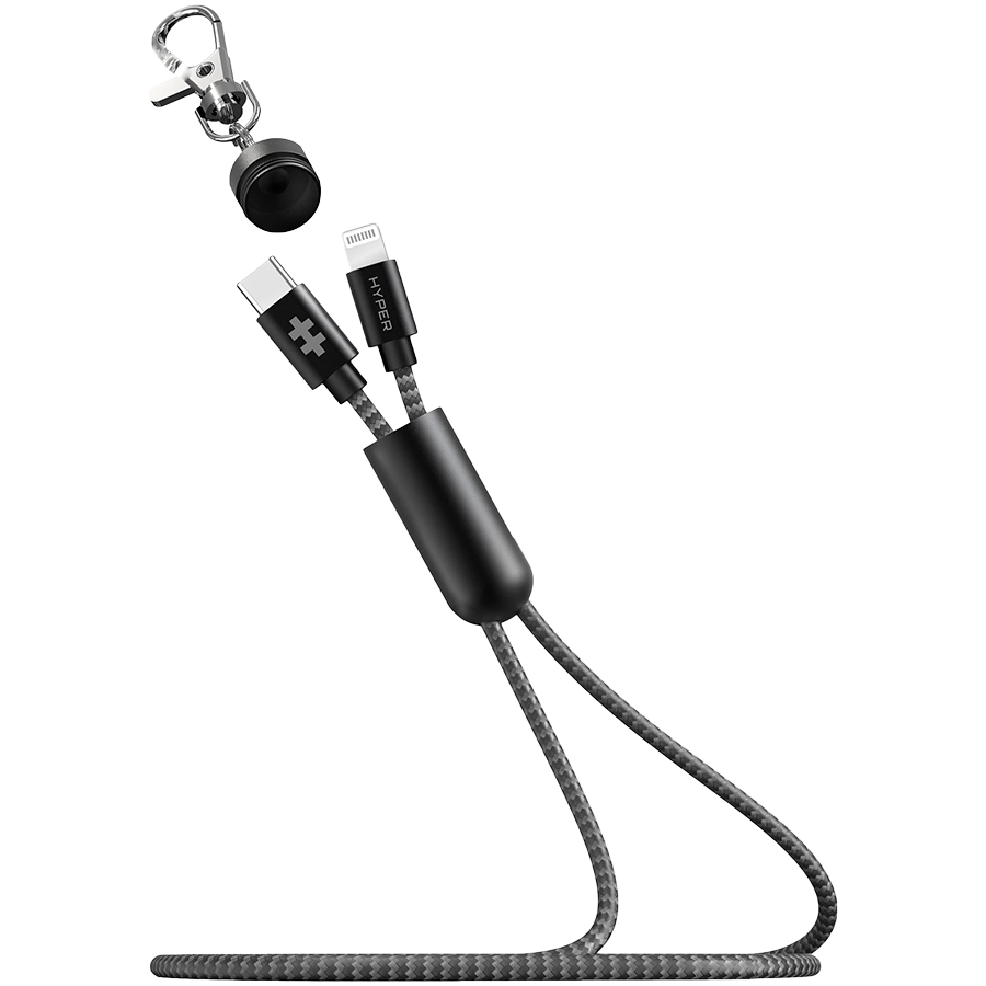 

HYPER Кабель-переходник с USB-C на Lightning (HD-CLM303)