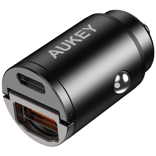 

Автомобильный адаптер AUKEY 2*USB/USB-C, 33 Вт (CC-A3)