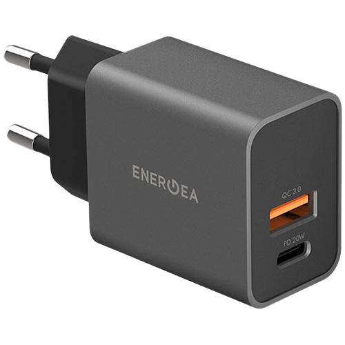 

Адаптер питания ENERGEA 2*USB/USB-C, 20 Вт (CHR-AC-PDQ20EU)