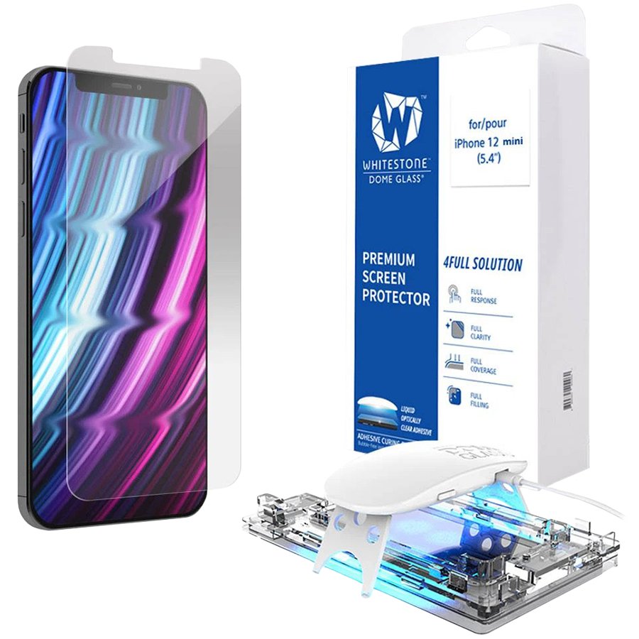 

Защитное стекло WHITESTONE Dome glass для iPhone 12 mini (8809365404414)